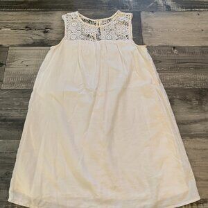 Old Navy cream dress.  Lined.  Size medium.
